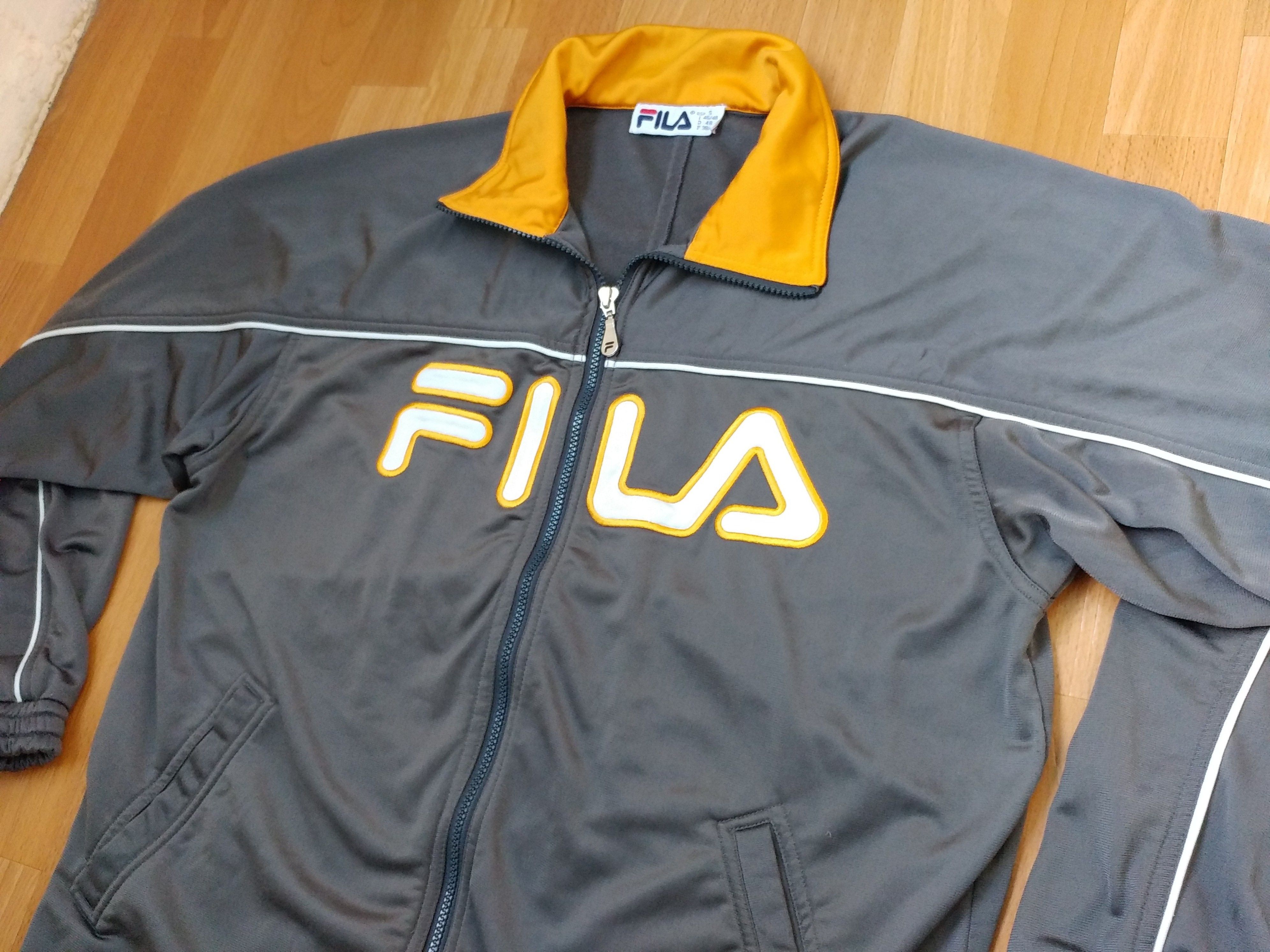 Fila × Vintage FILA jacket, gray, vintage track top, 90s hip hop, 1990s S Size US S / EU 44-46 / 1 - 4 Thumbnail