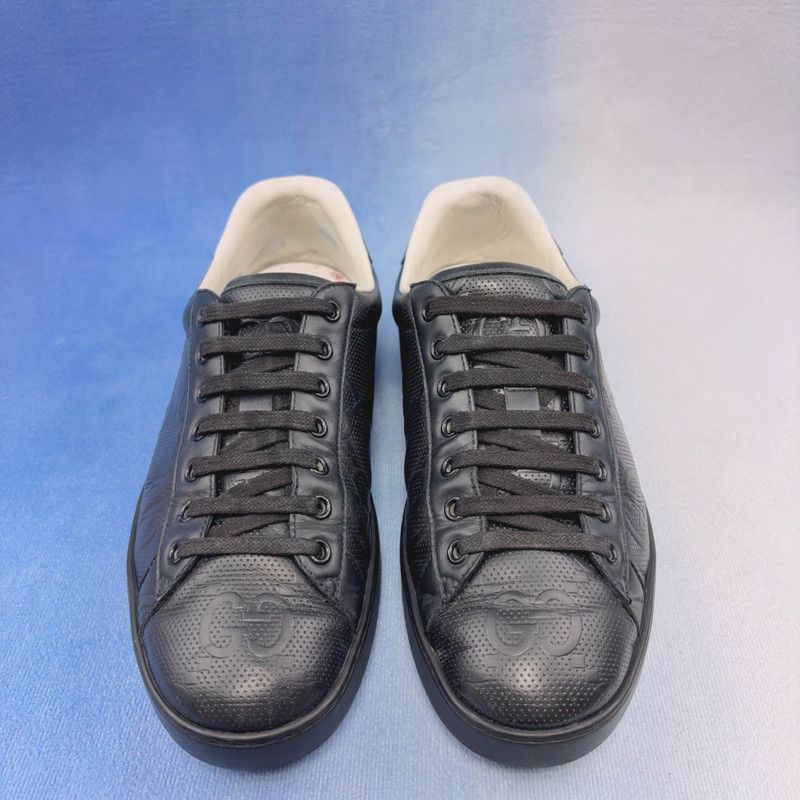 Gucci Gucci Ace GG Logo Low-Top Sneakers - Size US 7.5 / EU 40-41 - 2 Thumbnail