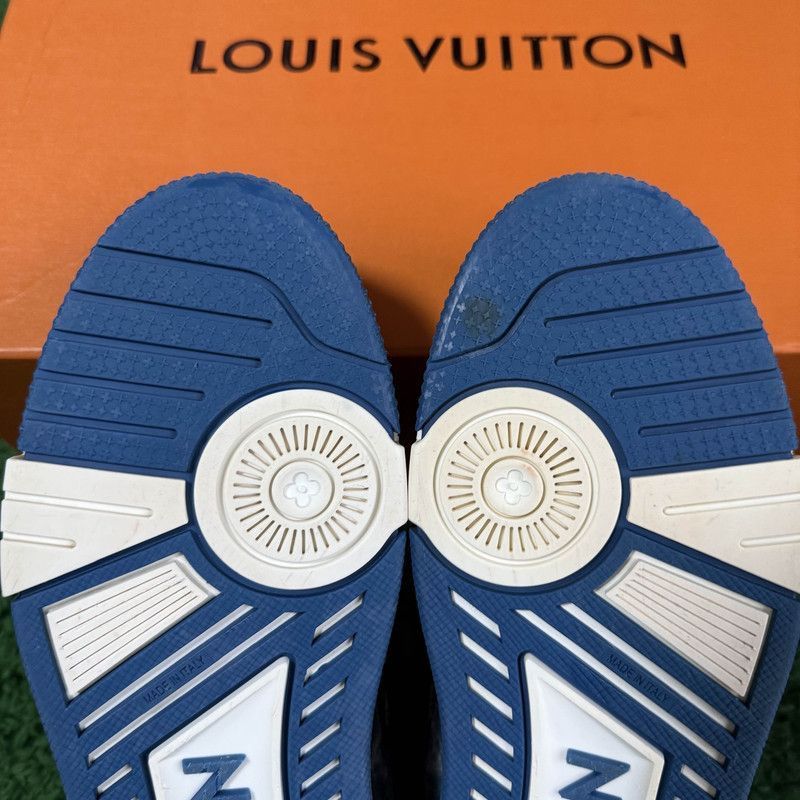 Louis Vuitton Louis Vuitton Denim Blue Low-Top Sneakers for Everyone -250 Size US 8.5 / EU 41-42 - 8 Thumbnail