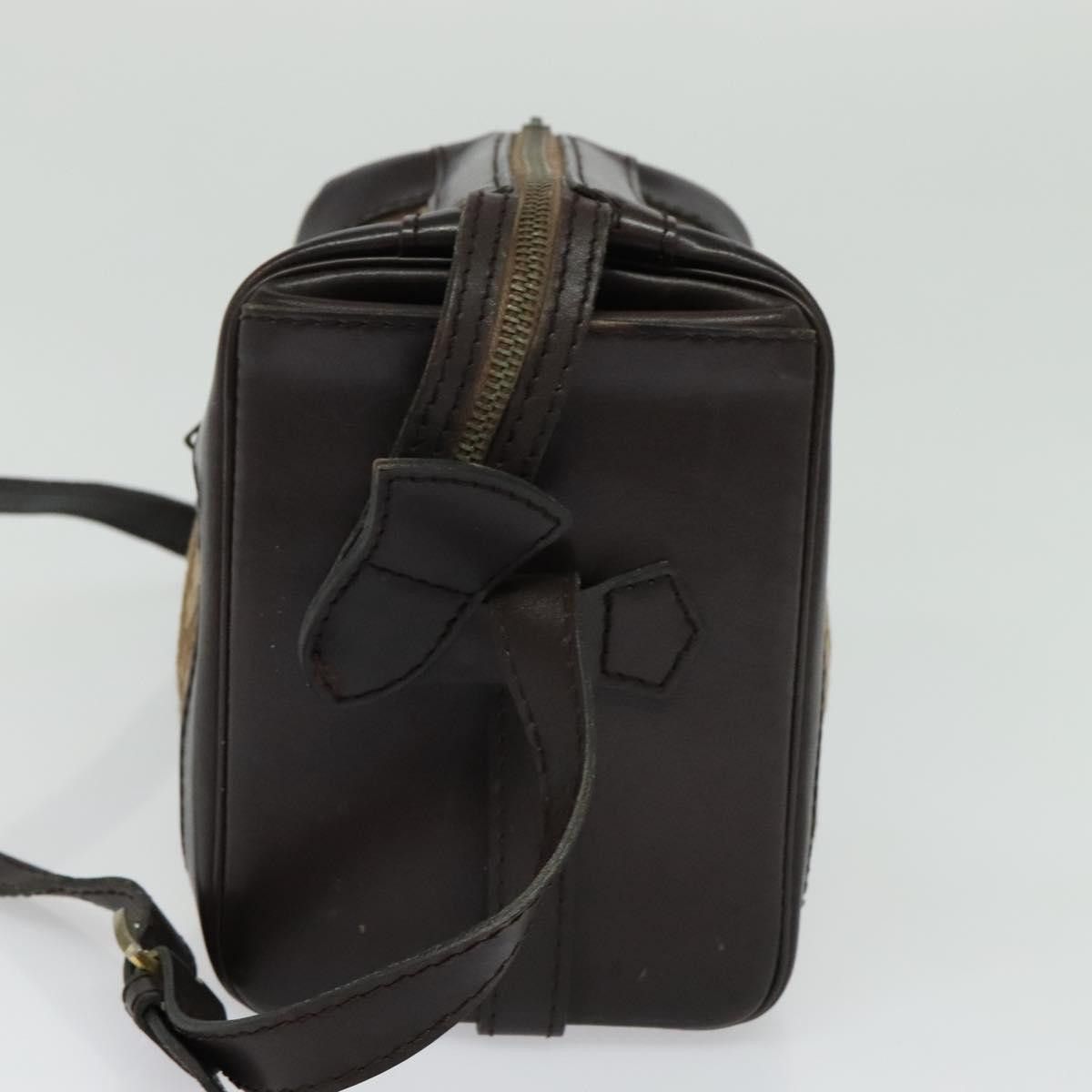 Dior DIOR Trotter Canvas Shoulder Bag Brown Gold Size ONE SIZE - 5 Thumbnail