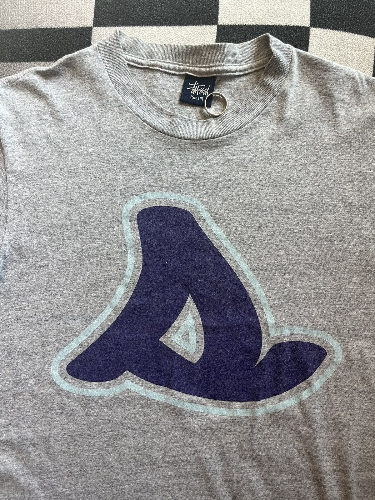 Stussy Vintage STUSSY cursive S 90’s Logo Tshirt Size US S / EU 44-46 / 1 - 5 Thumbnail