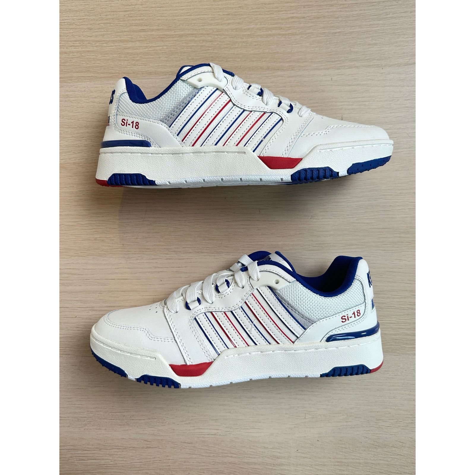 K-Swiss K-SWISS Si-18 International White Sneaker Size 8M - NEW Size US 7.5 / EU 40-41 - 1 Thumbnail