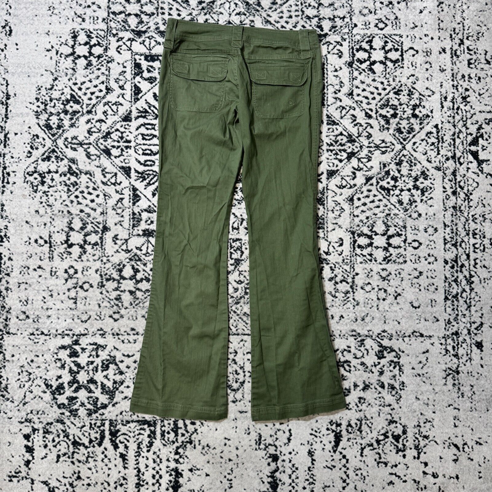 Vintage Vintage Unisex Khaki Green Cotton Cargo Pants Size M Size US 32 / EU 48 - 7 Thumbnail