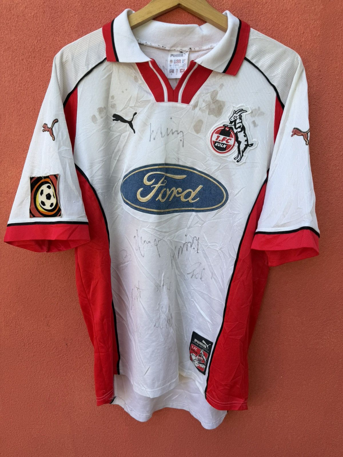 Puma 1.FC Koln Matchworn x Wollitz x Number 10 Size US M / EU 48-50 / 2 - 1 Thumbnail