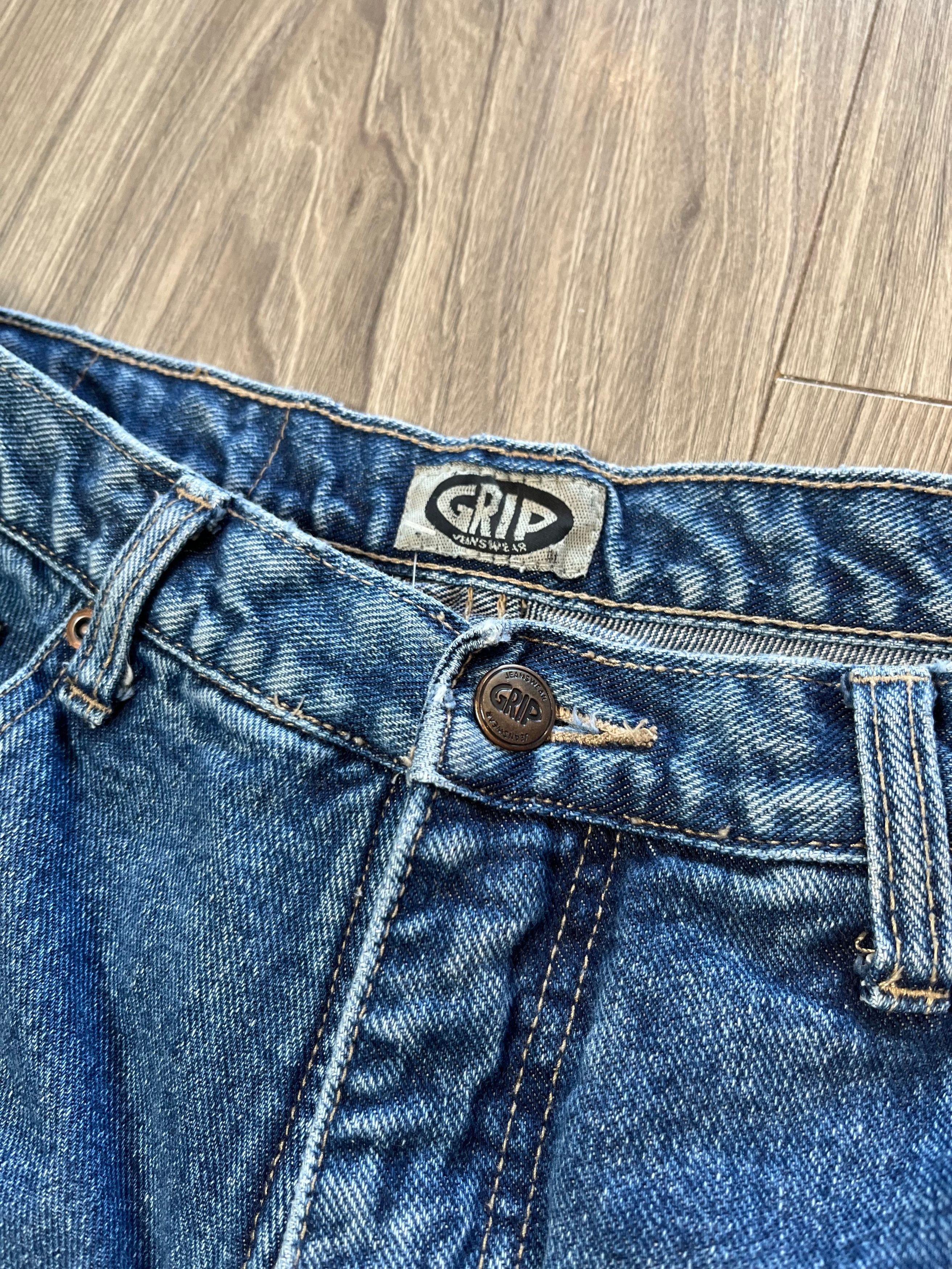 Vintage Vintage GRIP Jeanswear Medium Wash Denim Women's 16 Size 35" - 4 Thumbnail