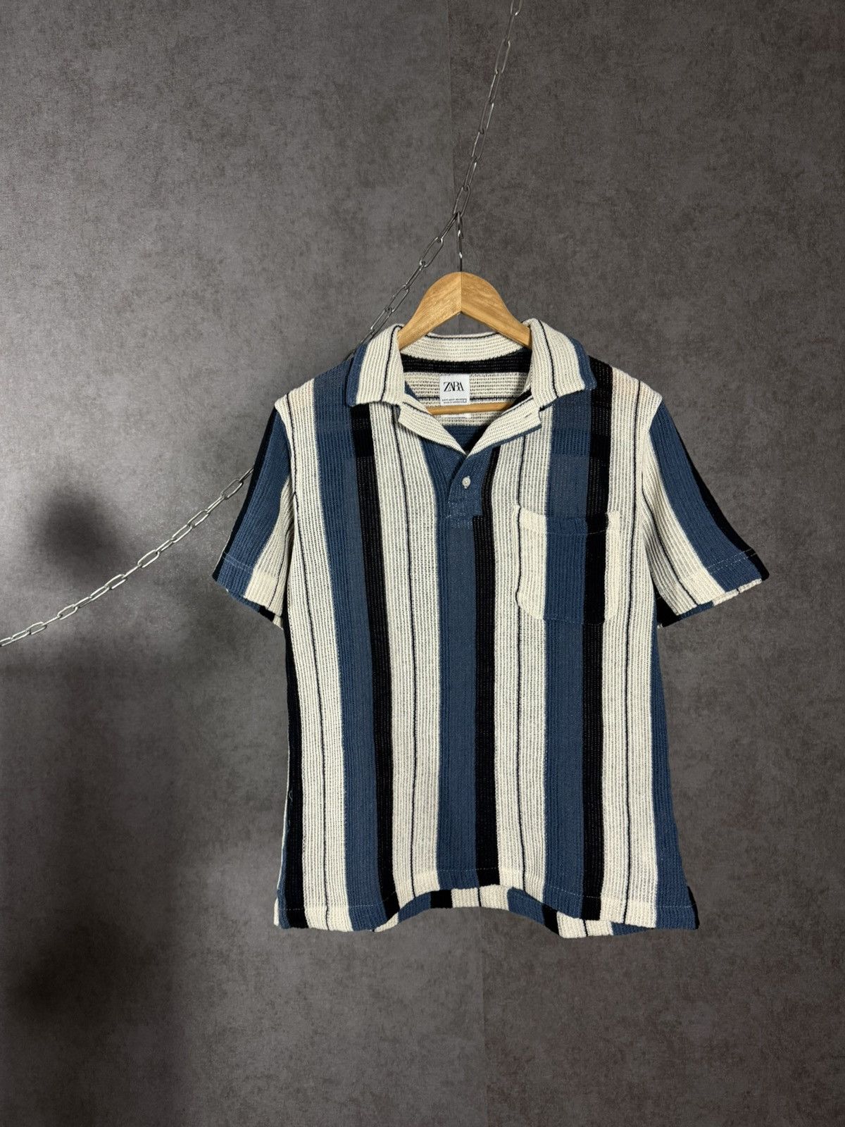 Zara Zara Man designer heavy polo tee Size US S / EU 44-46 / 1 - 1 Thumbnail