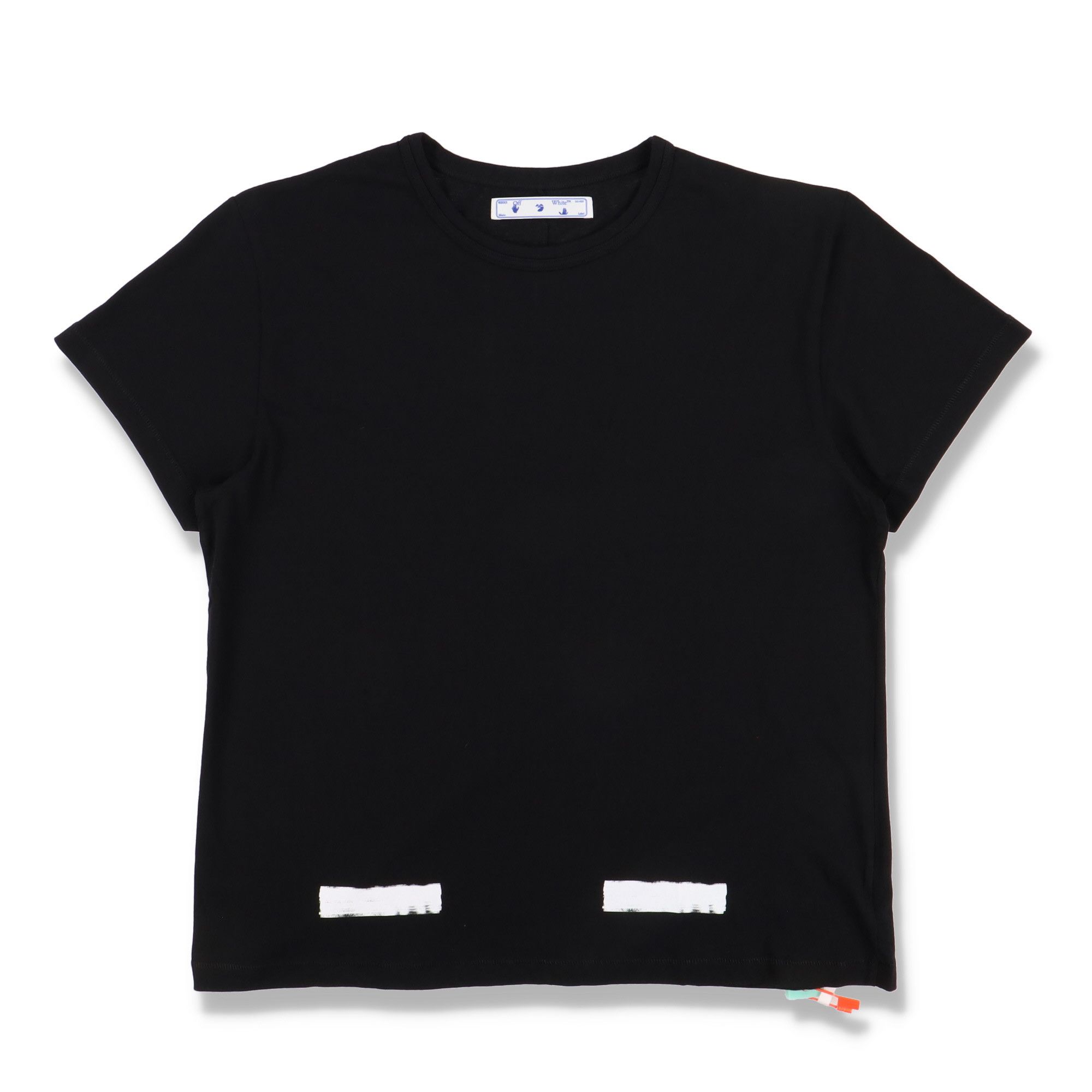 Off-White Black Brushed Diagonals Logo Oversized T-Shirt Size US L / EU 52-54 / 3 - 5 Thumbnail