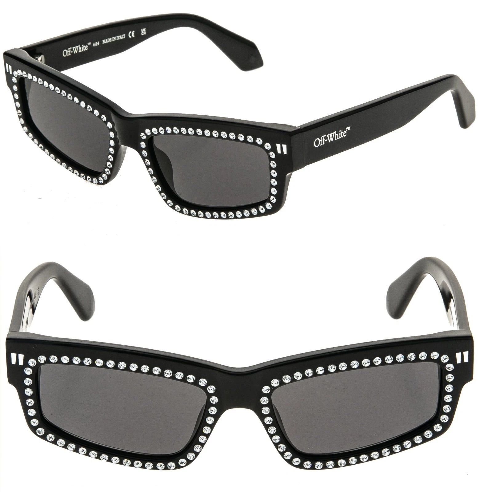Off-White OFF-WHITE 135 OERI135 Black MIRAMAR Bold Mask Sunglasses Size ONE SIZE - 1 Thumbnail