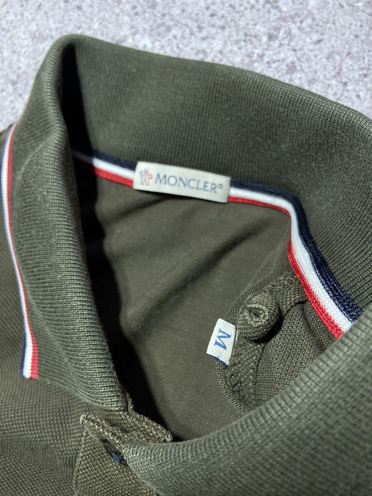 Moncler 💥Moncler khaki polo t-shirt‼️ Size US M / EU 48-50 / 2 - 8 Thumbnail