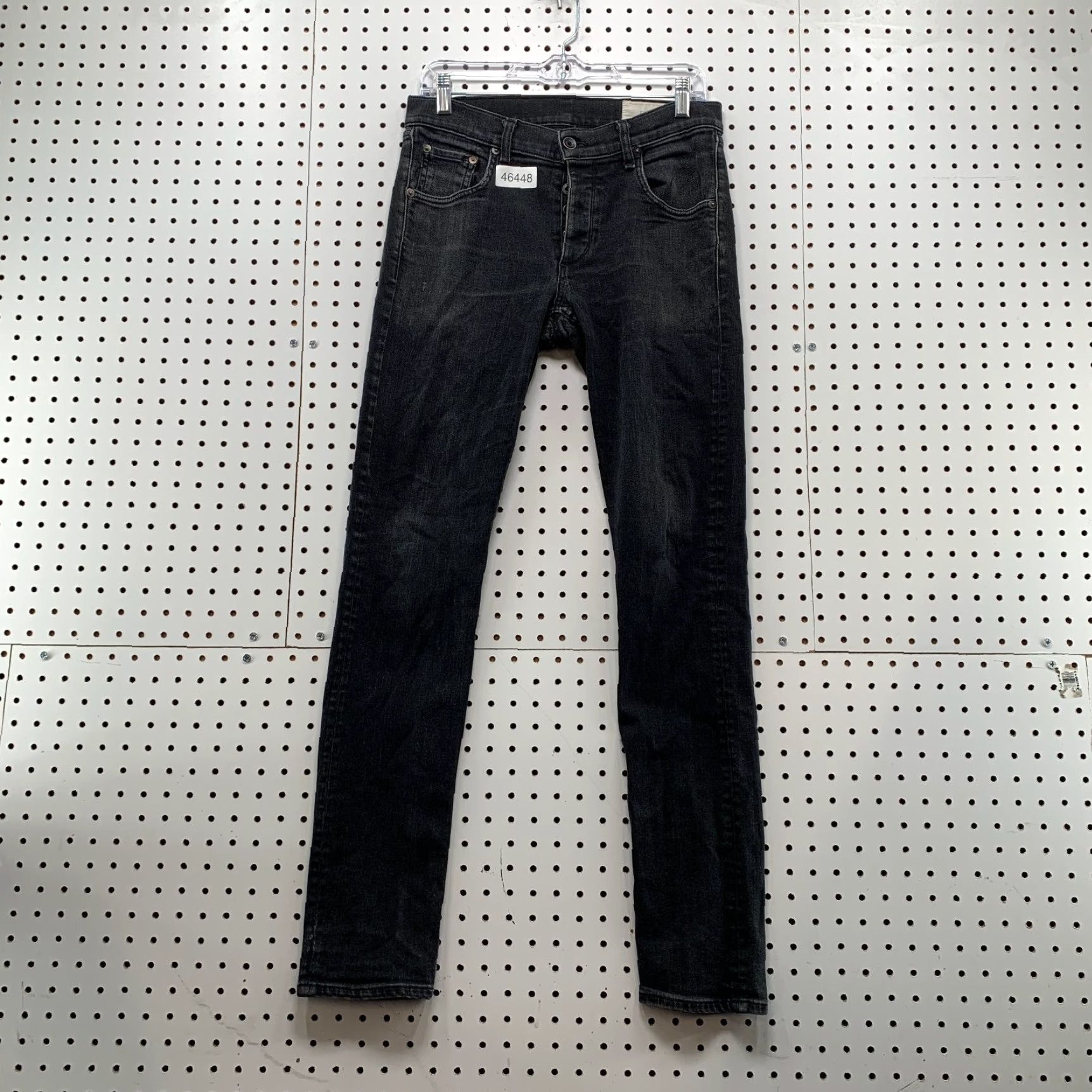 Rag & Bone rag & bone Skinny Denim Jeans Mens 30x32 Slim Leg Punk 2 Button Fly Blue Denim Jeans Mens Size 30 32 Slim Fit Punk mid rise 5-pocket Dinosaur? Size US 30 / EU 46 - 2 Thumbnail