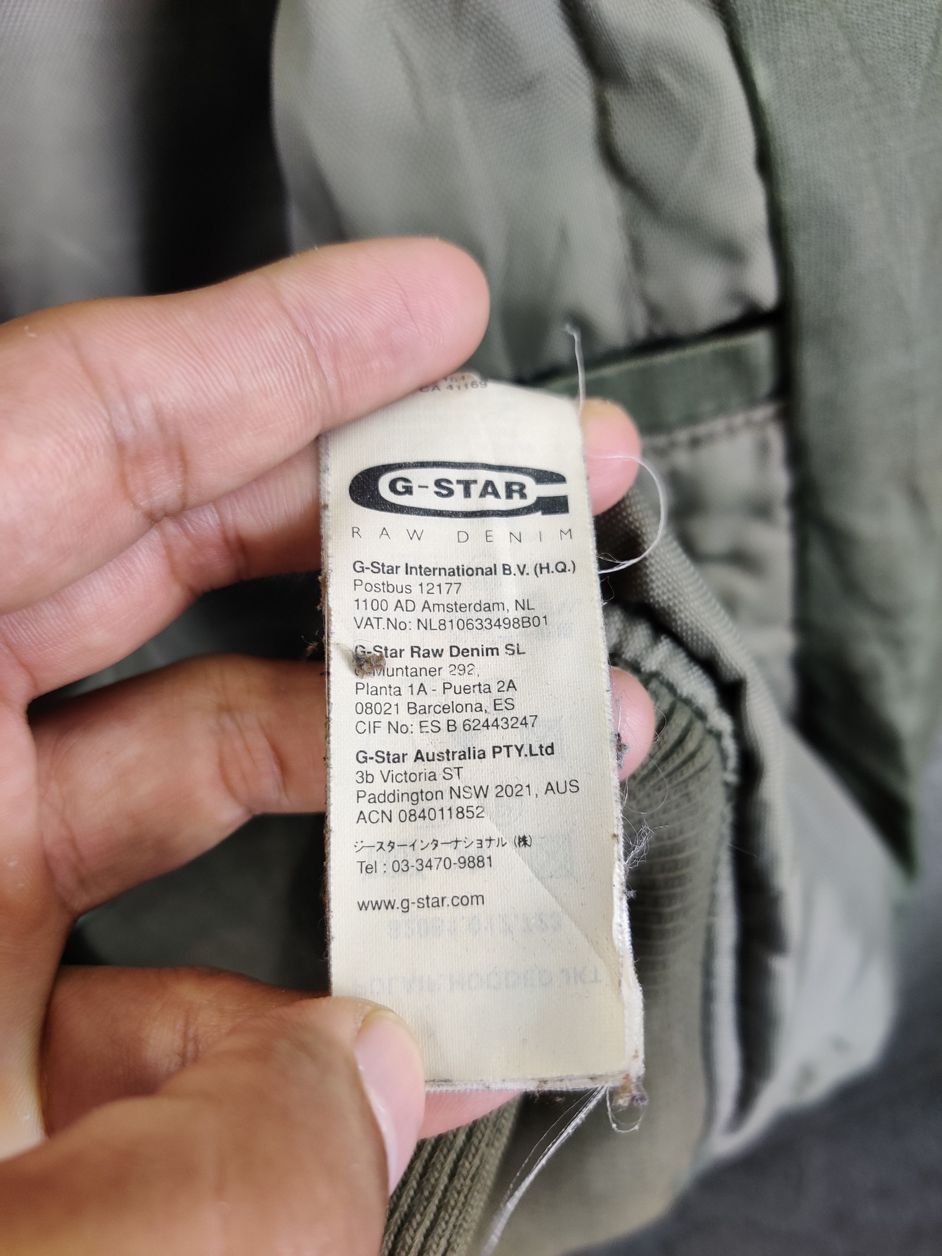 G-Star Vintage G Star Raw 3301 Military Fur Jacket Olive Green Size US L / EU 52-54 / 3 - 18 Thumbnail