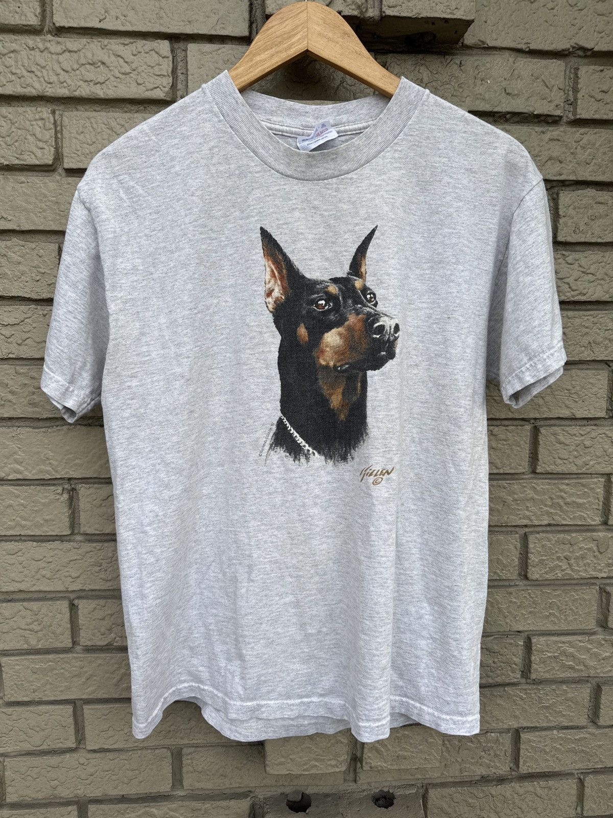 Unsound Rags Rare Vintage Doberman Pinscher Dog graphic tee size M Size US M / EU 48-50 / 2 - 1 Thumbnail