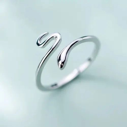 Vintage Snake Ring (Adjustable size) Size ONE SIZE - 2 Thumbnail