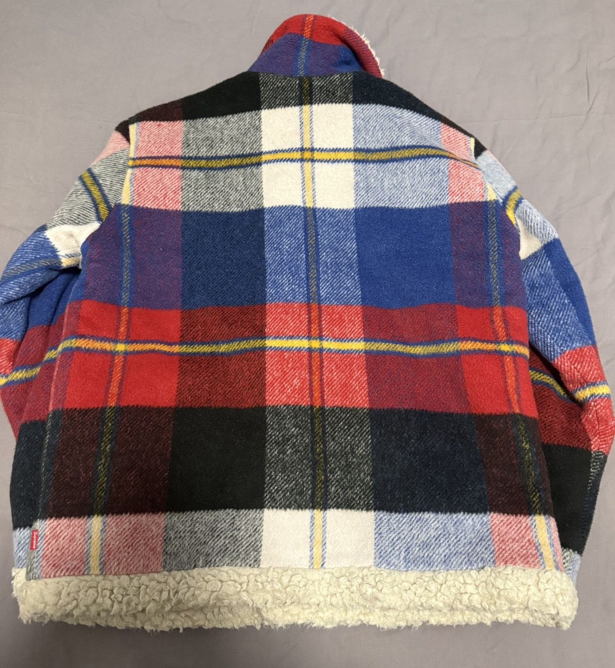 Supreme Supreme plaid shearling Bomber Jacket multi Size US M / EU 48-50 / 2 - 3 Thumbnail