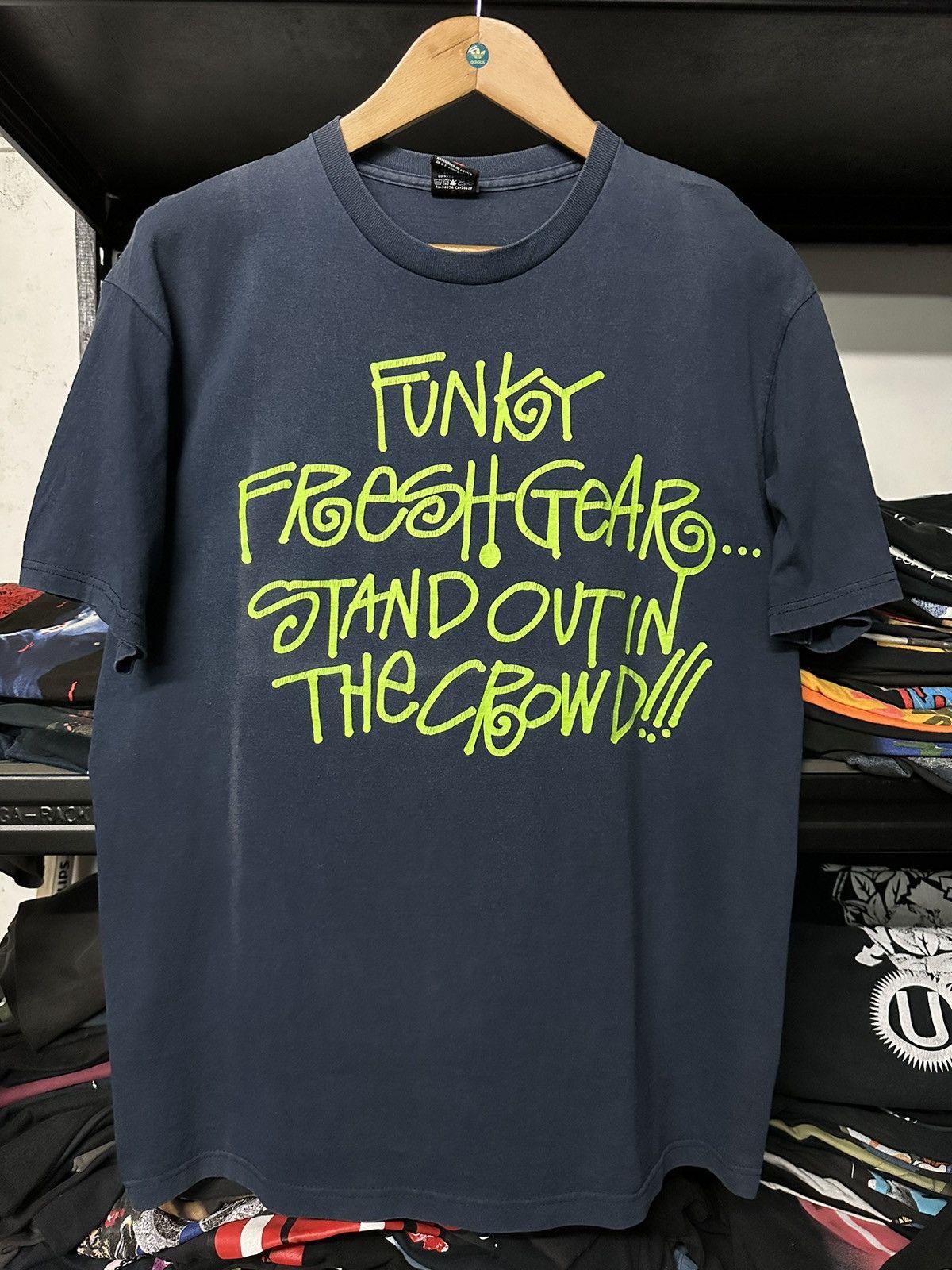 Stussy × Vintage Thrashed Vintage Stussy Fresh Gear Sun Faded Streetwear Tee Size US L / EU 52-54 / 3 - 1 Thumbnail