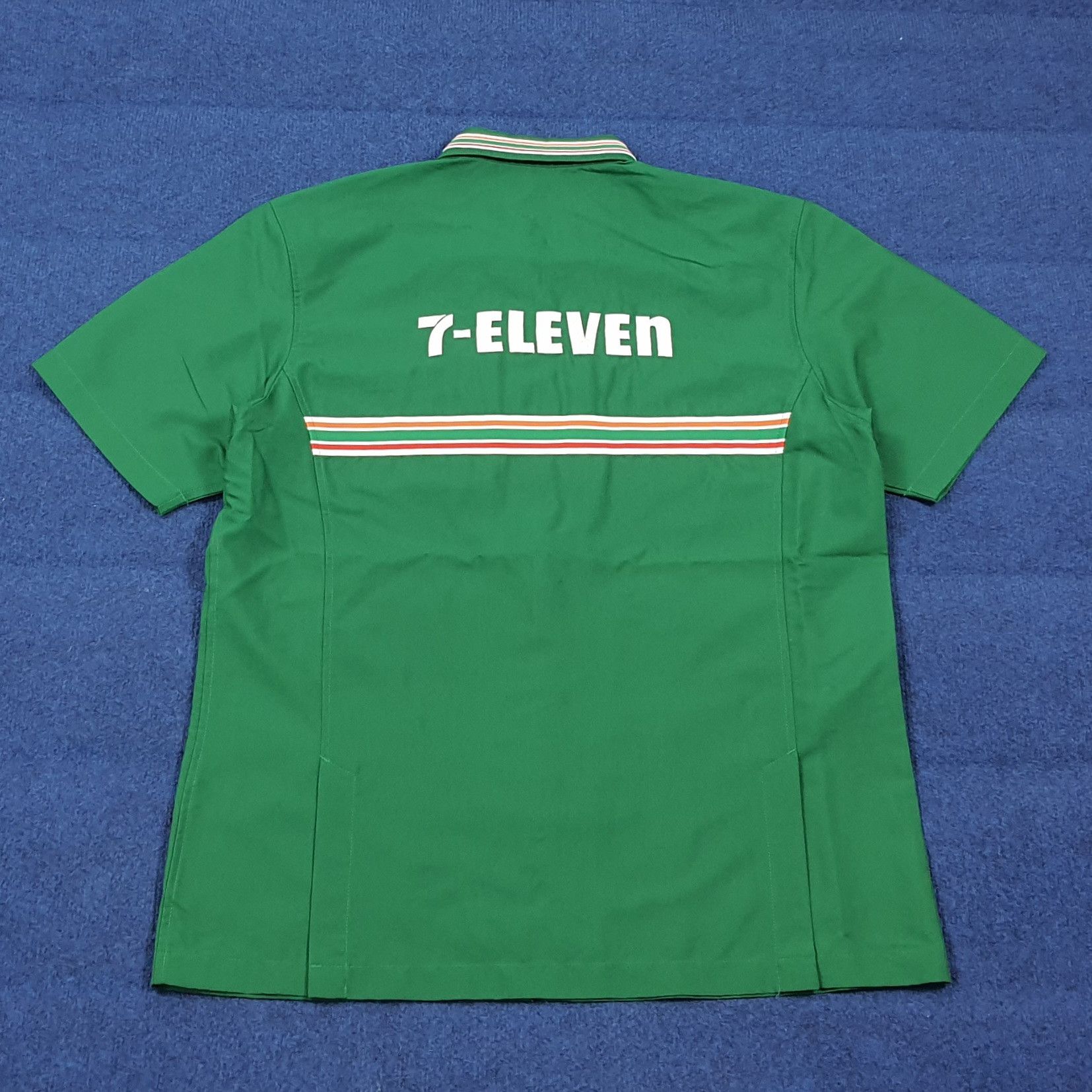Japanese Brand VINTAGE Japanese 7-Eleven Employee Uniform Work Jacket E1A24 Size US L / EU 52-54 / 3 - 1 Thumbnail