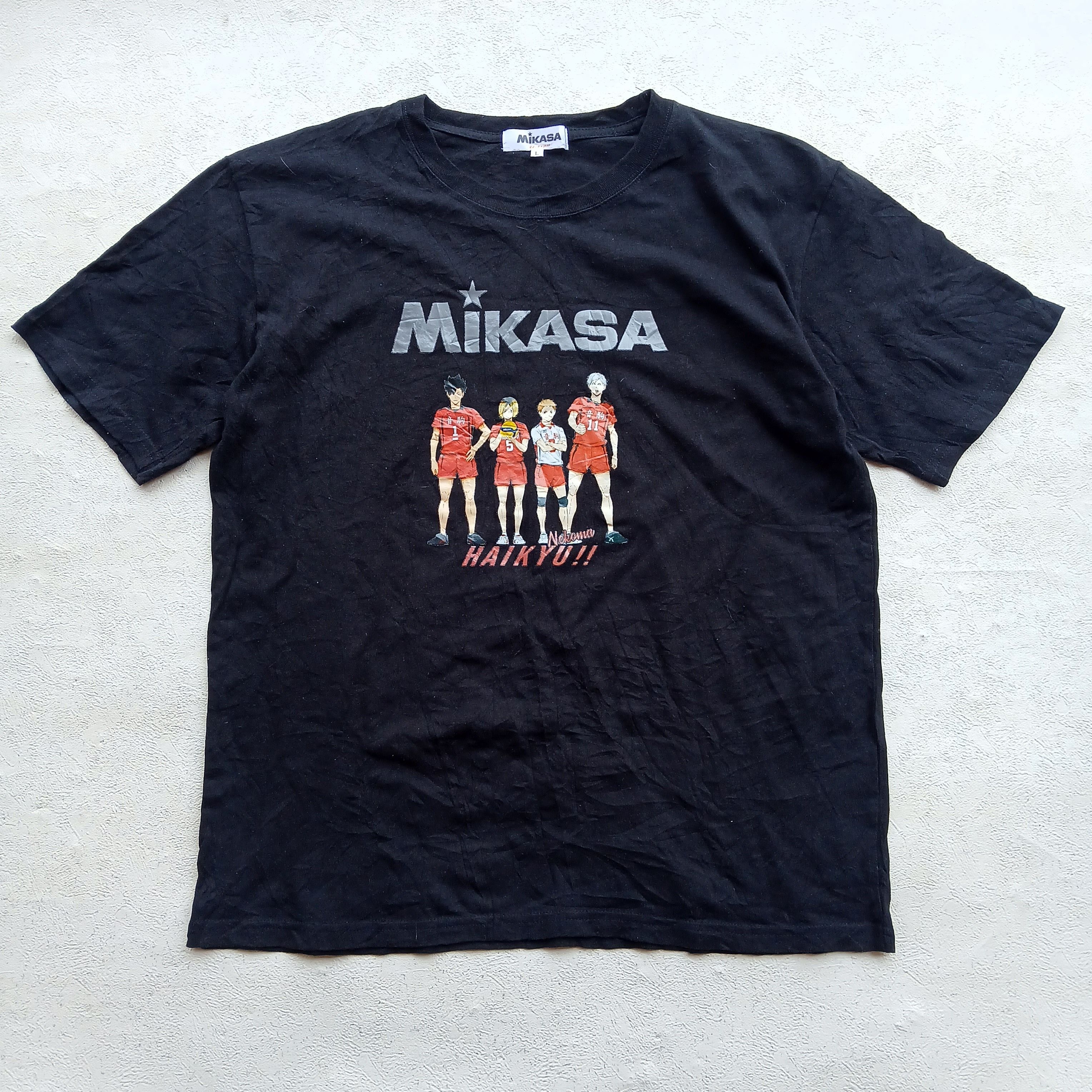 Anime Haikyu nekoma x mikasa offiicial anime tee Size US L / EU 52-54 / 3 - 1 Thumbnail