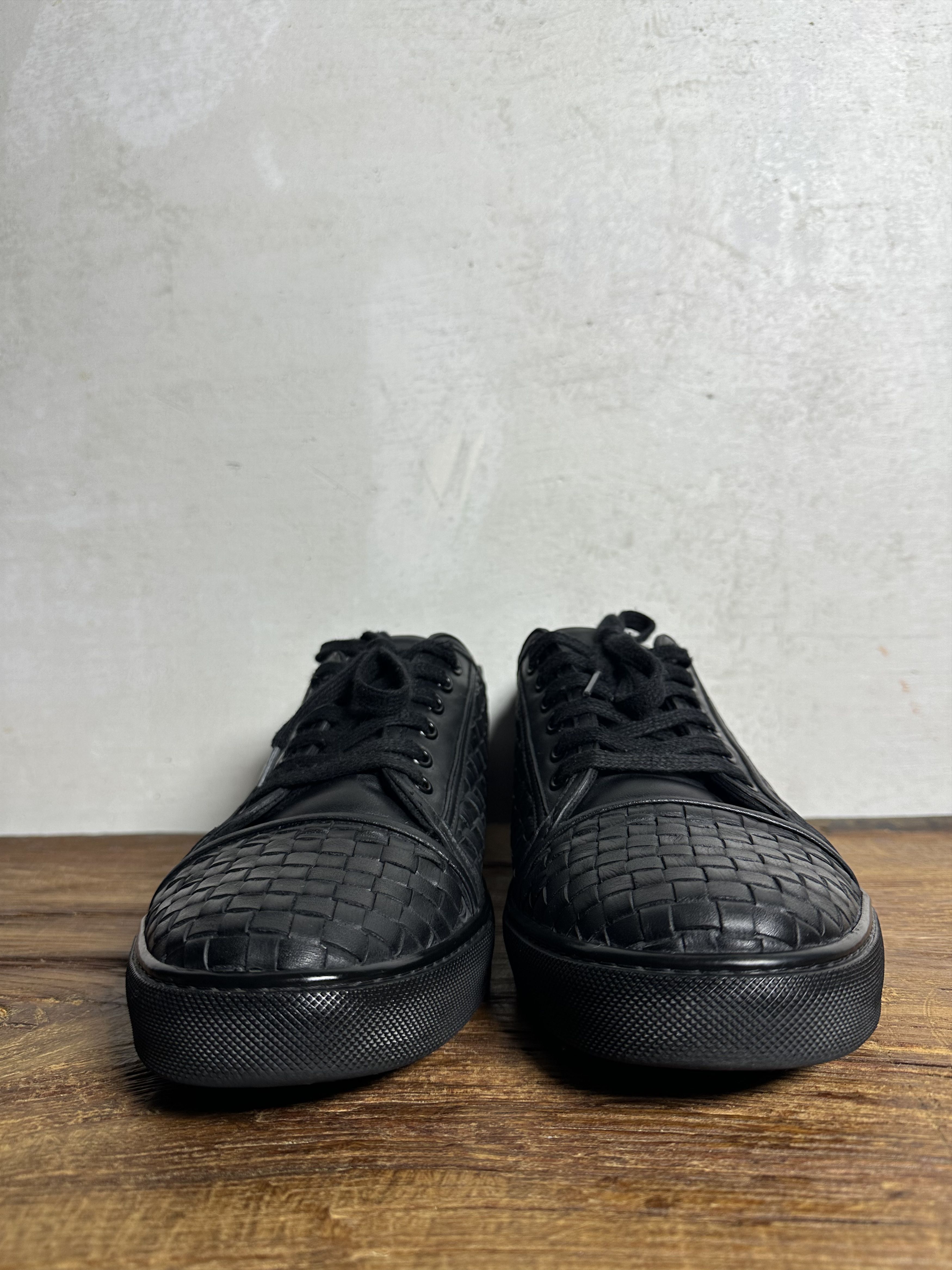 Handmade Custom Made Hypnoz Intrecciato Leather Sneakers Size US 11 / EU 44 - 5 Thumbnail