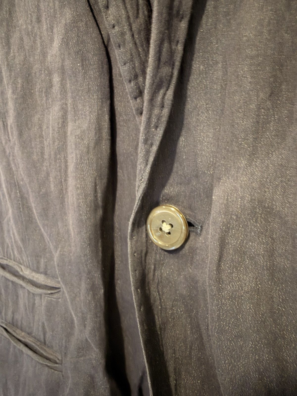Todd Snyder Todd Snyder Navy Metal Fiber Blazer Size 36S - 3 Thumbnail