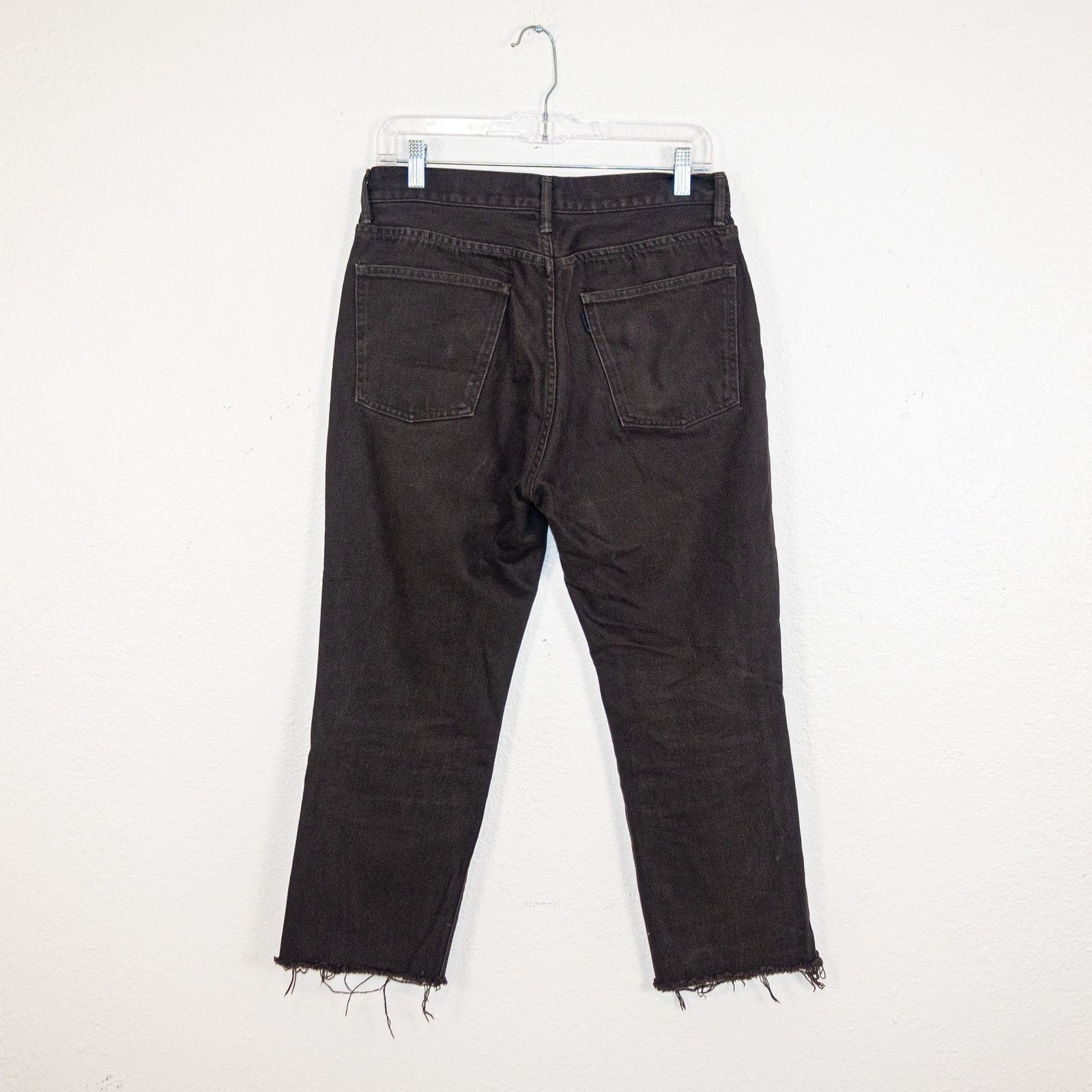 PHIGVEL MAKERS & Co. Phigvel Makers & Co Raw Crop Denim Jeans brown size 1 Size US 30 / EU 46 - 3 Thumbnail