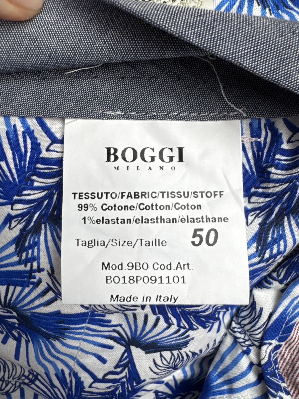 Boggi Boggi Milano Deadstock red striped cotton chino pants Size US 34 / EU 50 - 13 Thumbnail