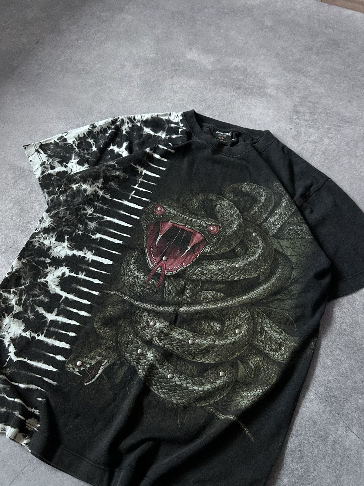 Vintage Vintage Survivors Snake full print big logo y2k shirt mens Size US M / EU 48-50 / 2 - 3 Thumbnail