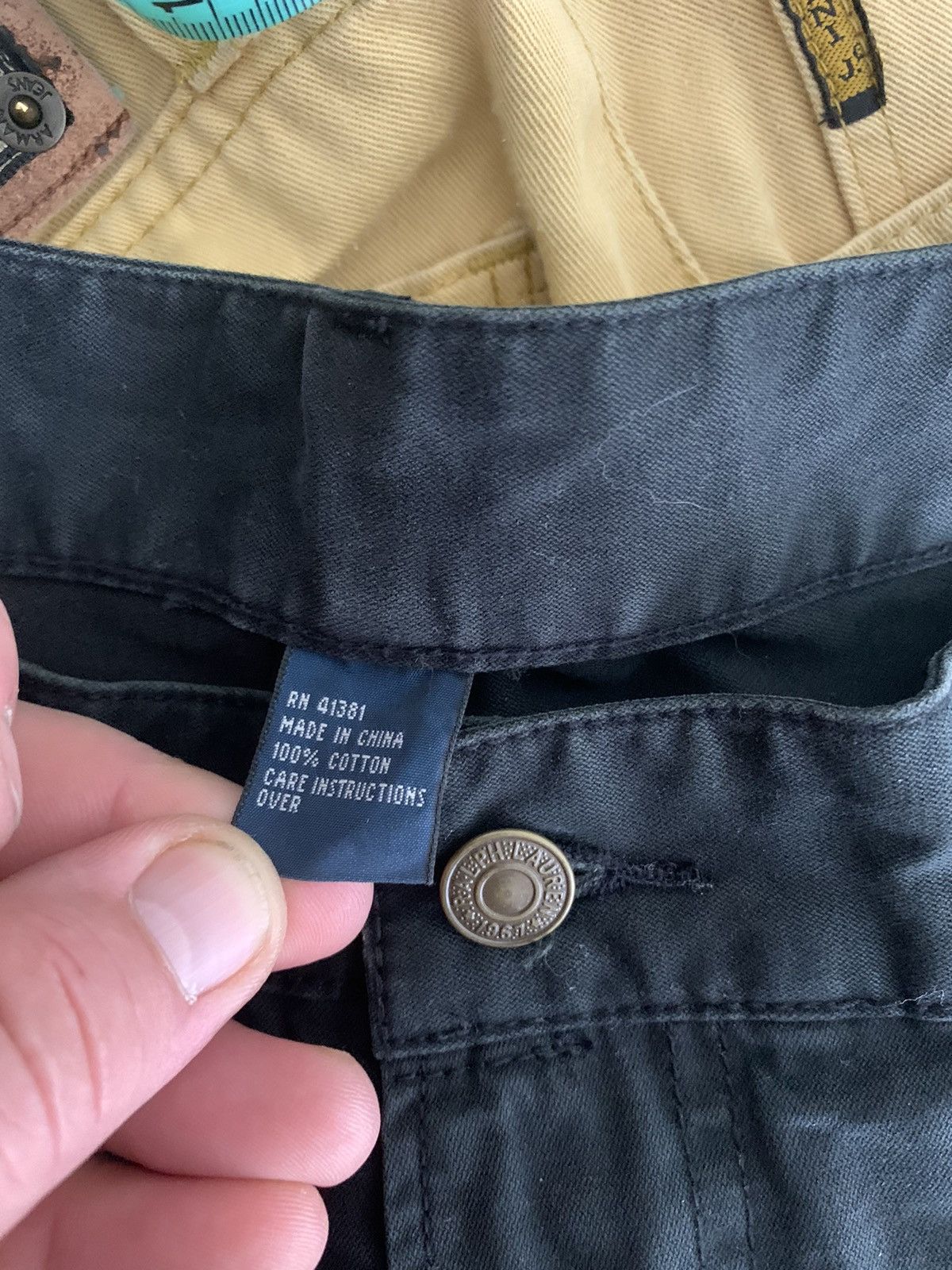 Polo Ralph Lauren × Ralph Lauren × Vintage Polo Ralph Lauren Vintage 90’s Men’s Dark Green Chino Pants Size US 36 / EU 52 - 10 Thumbnail
