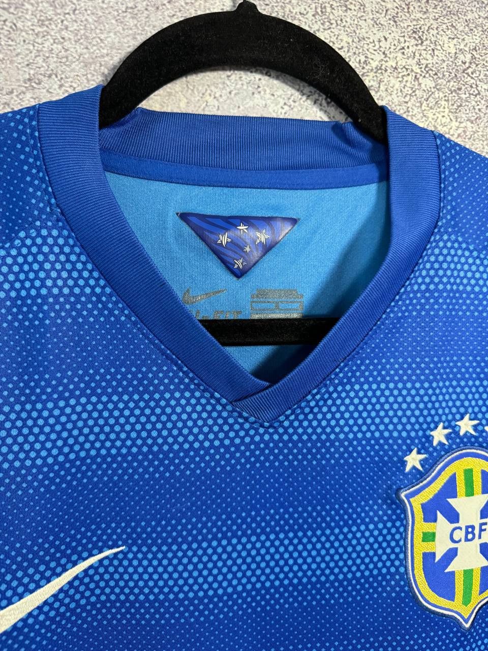 Nike Vintage Brazil National Team 2014 Nike Soccer Jersey Size US L / EU 52-54 / 3 - 7 Thumbnail