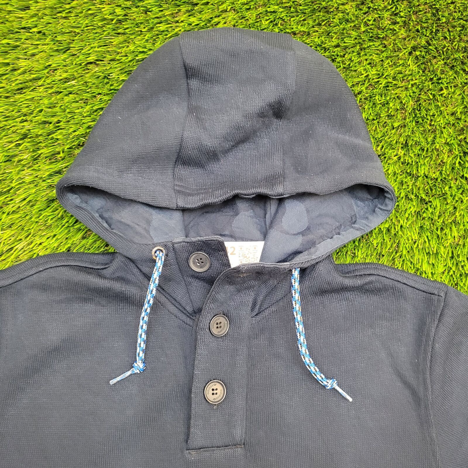 Adidas Adidas Gonz Hoodie Jacket Small 19x27 Navy Blue Grailed