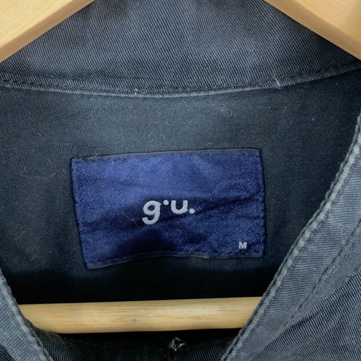 GU GU JAPAN Motorcycle Denim Jeans Indigo Zipper Jacket Parka Size M / US 6-8 / IT 42-44 - 7 Thumbnail