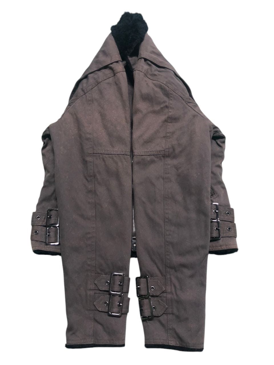 Lad Musician ARCHIVE🔥Lad Bikers Jacket Acrylic Sherpa Lined Jacket Fedad Size US S / EU 44-46 / 1 - 4 Thumbnail