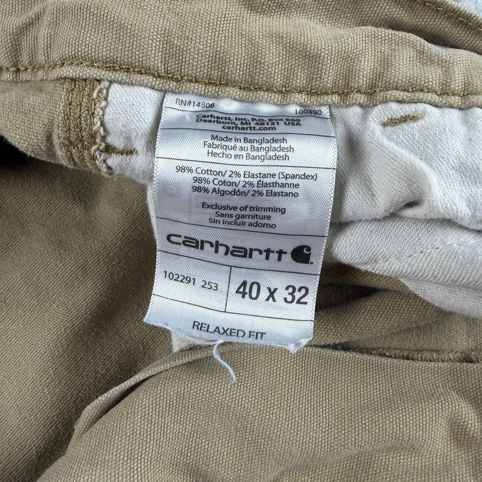 Carhartt Carhartt Relaxed Fit Carpenter Pants Size 40x32 Workwear Size US 40 / EU 56 - 3 Thumbnail