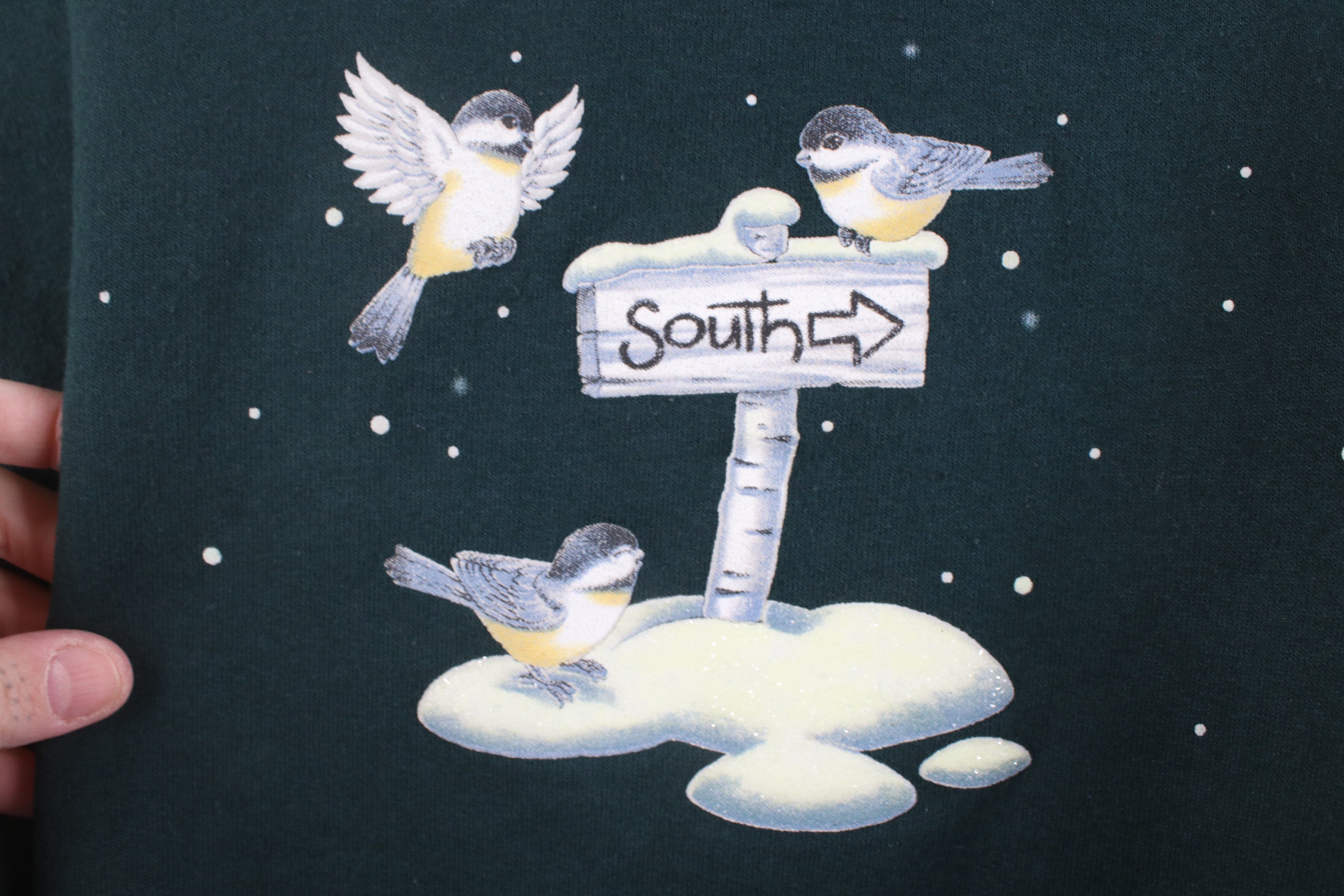 Vintage Vintage 90s Streetwear Snow Birds Layered Sweatshirt Size M / US 6-8 / IT 42-44 - 11 Thumbnail