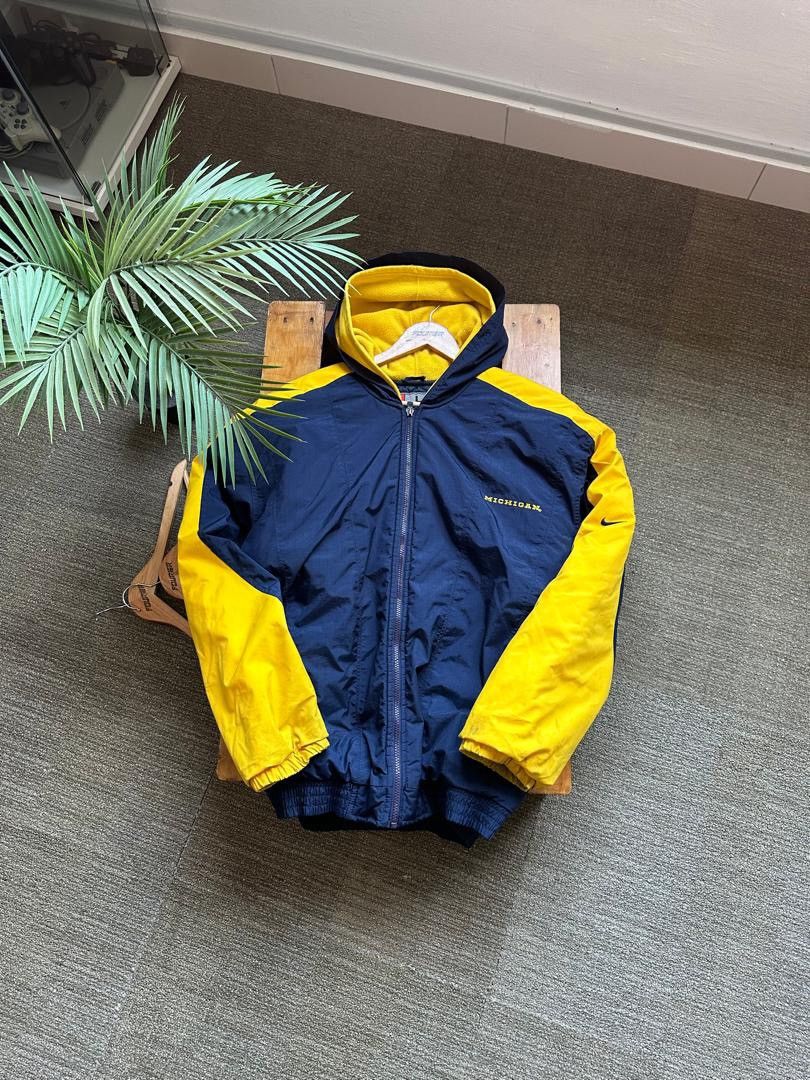 Nike × Vintage NIKE MICHIGAN PUFFER JACKET Size US L / EU 52-54 / 3 - 1 Thumbnail