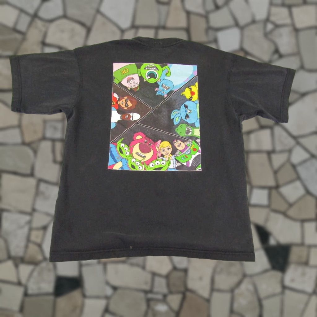 Adidas VINTAGE Adidas Toy Story Monsters Inc Pixar Cartoon T-Shirt Men Small Black Cotton Movie Logo Size US S / EU 44-46 / 1 - 1 Thumbnail