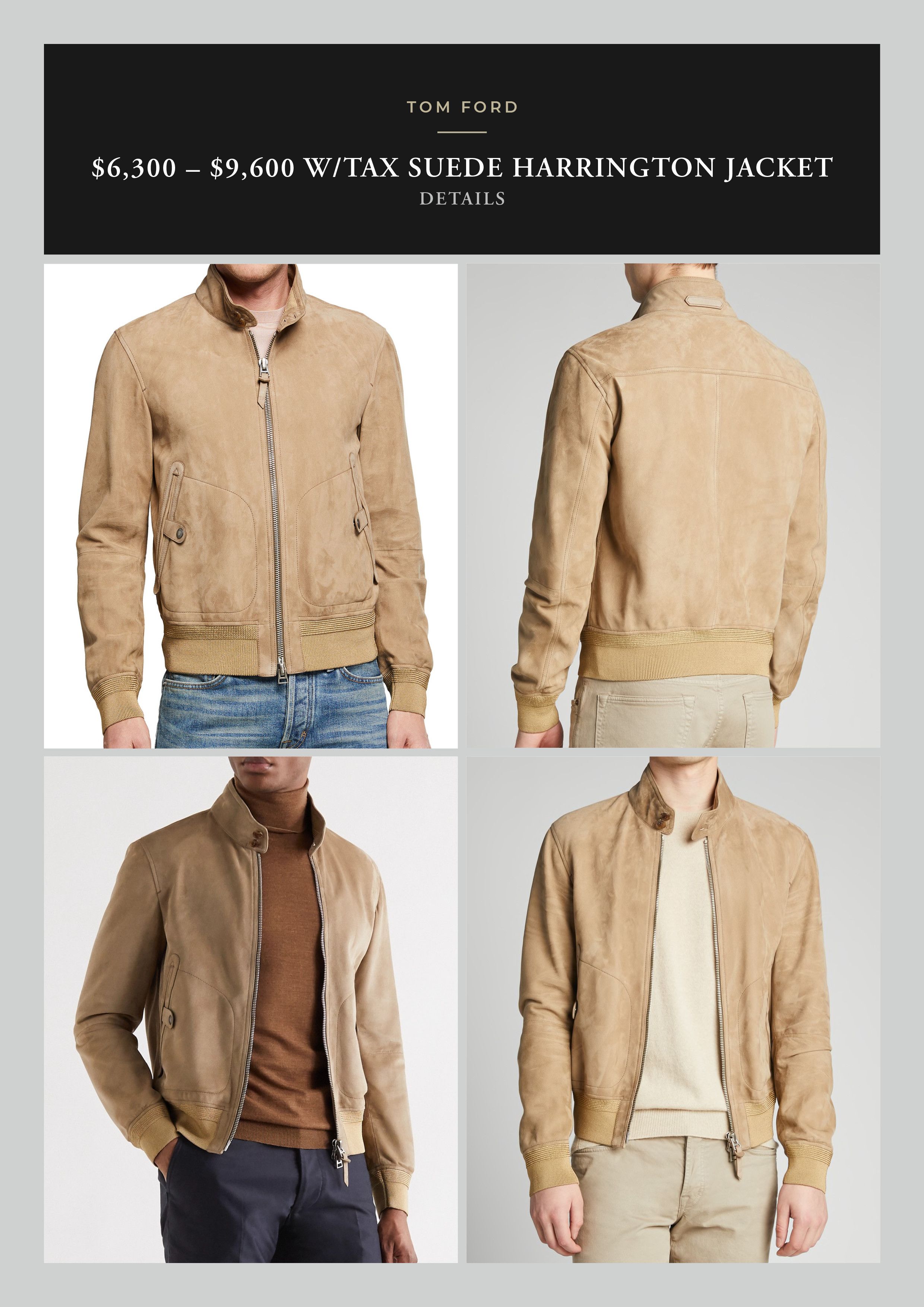 Tom Ford Coveted Rare $6,300 w/tax TOM FORD Green Suede Jacket Size US L / EU 52-54 / 3 - 14 Thumbnail
