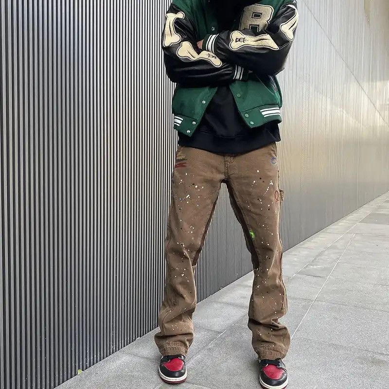 Japanese Brand × Vintage Streetwear Graffiti Cargo Flared Jeans Size US 36 / EU 52 - 1 Thumbnail