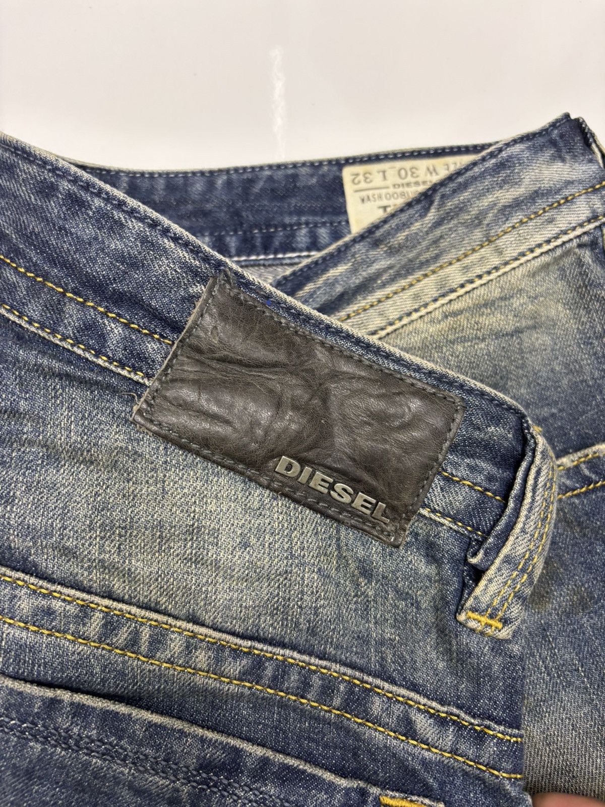 Kapital DIESEL CLAW MARK DISTRESSED SLIM SKINNY JEANS Size US 34 / EU 50 - 11 Thumbnail