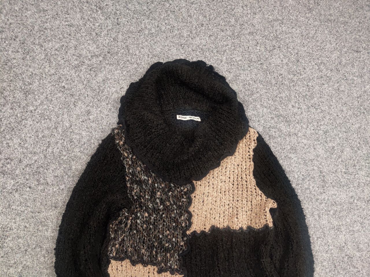 If Six Was Nine VTG Avant Garde Hysteric Glamour Style patchwork Sweater Y2K Size US S / EU 44-46 / 1 - 3 Thumbnail