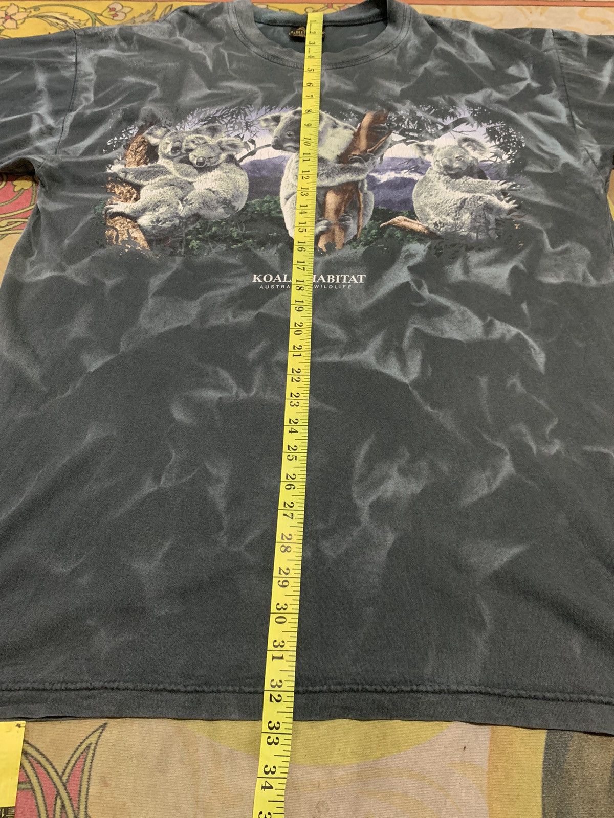 Man Made In Australia Vintage Koala Habitat Australian Wildlife Overdyed Size US XL / EU 56 / 4 - 12 Thumbnail