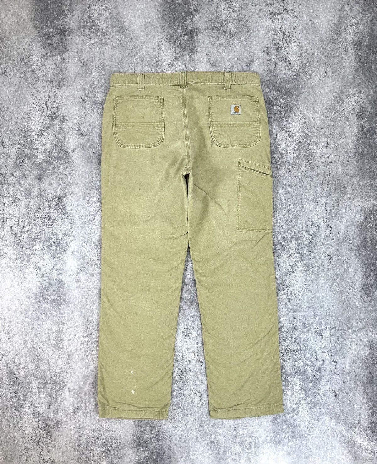 Carhartt Vintage Carhartt Lined Cargo Carpenter USA Baggy Work Pants Size US 38 / EU 54 - 1 Thumbnail