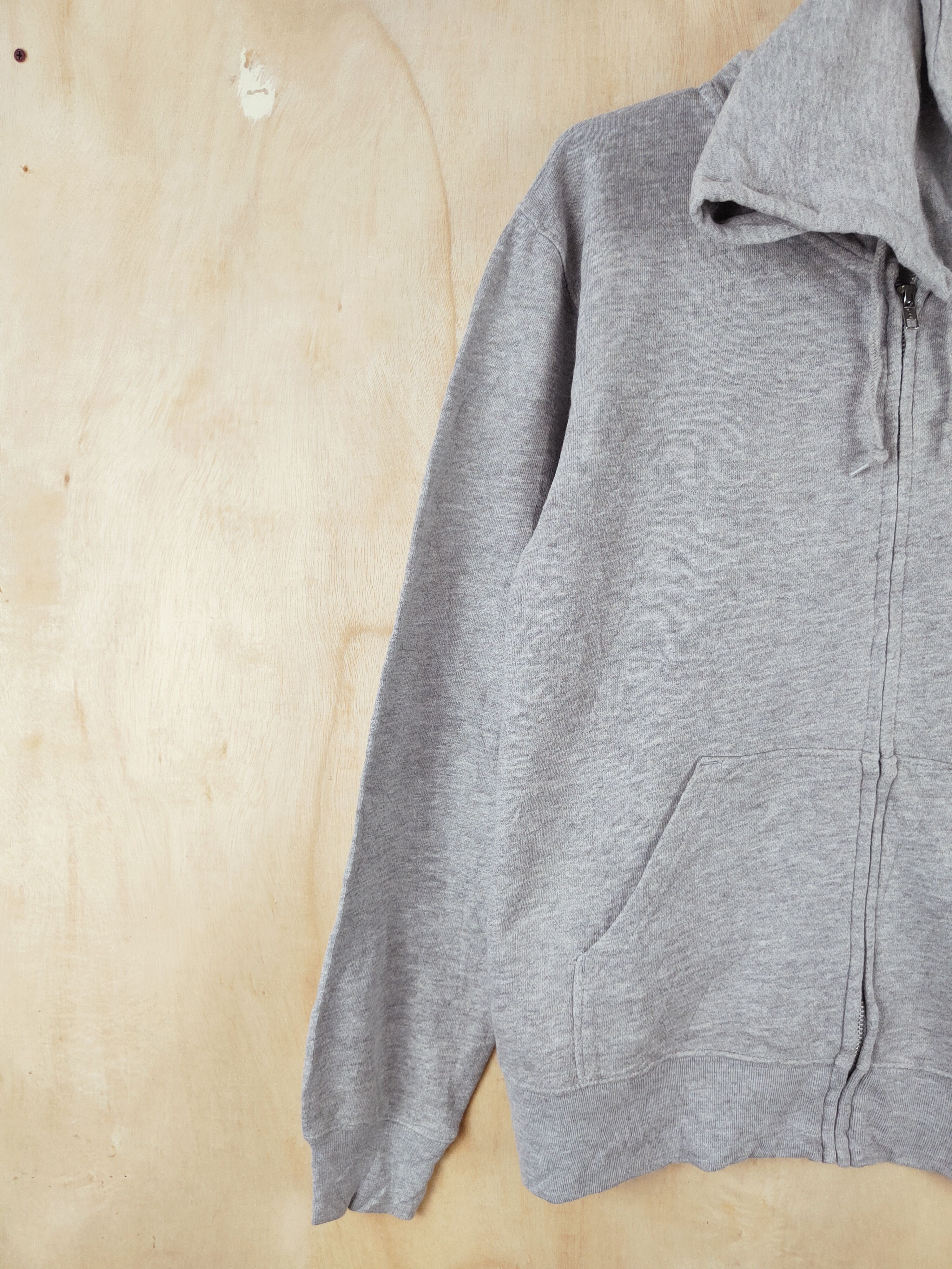 Homespun Knitwear × Vintage Vintage Jellan Gray Hoodie Sweaters Size M / US 6-8 / IT 42-44 - 4 Thumbnail