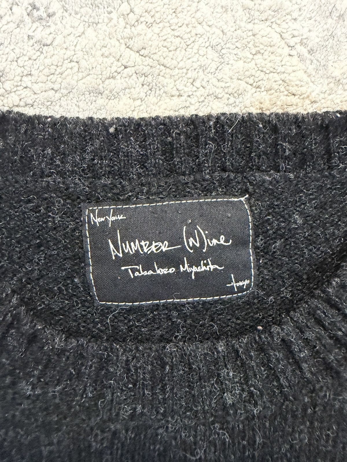 Number (N)ine FW06 Scar Stitch Knit Sweater Size US S / EU 44-46 / 1 - 5 Thumbnail