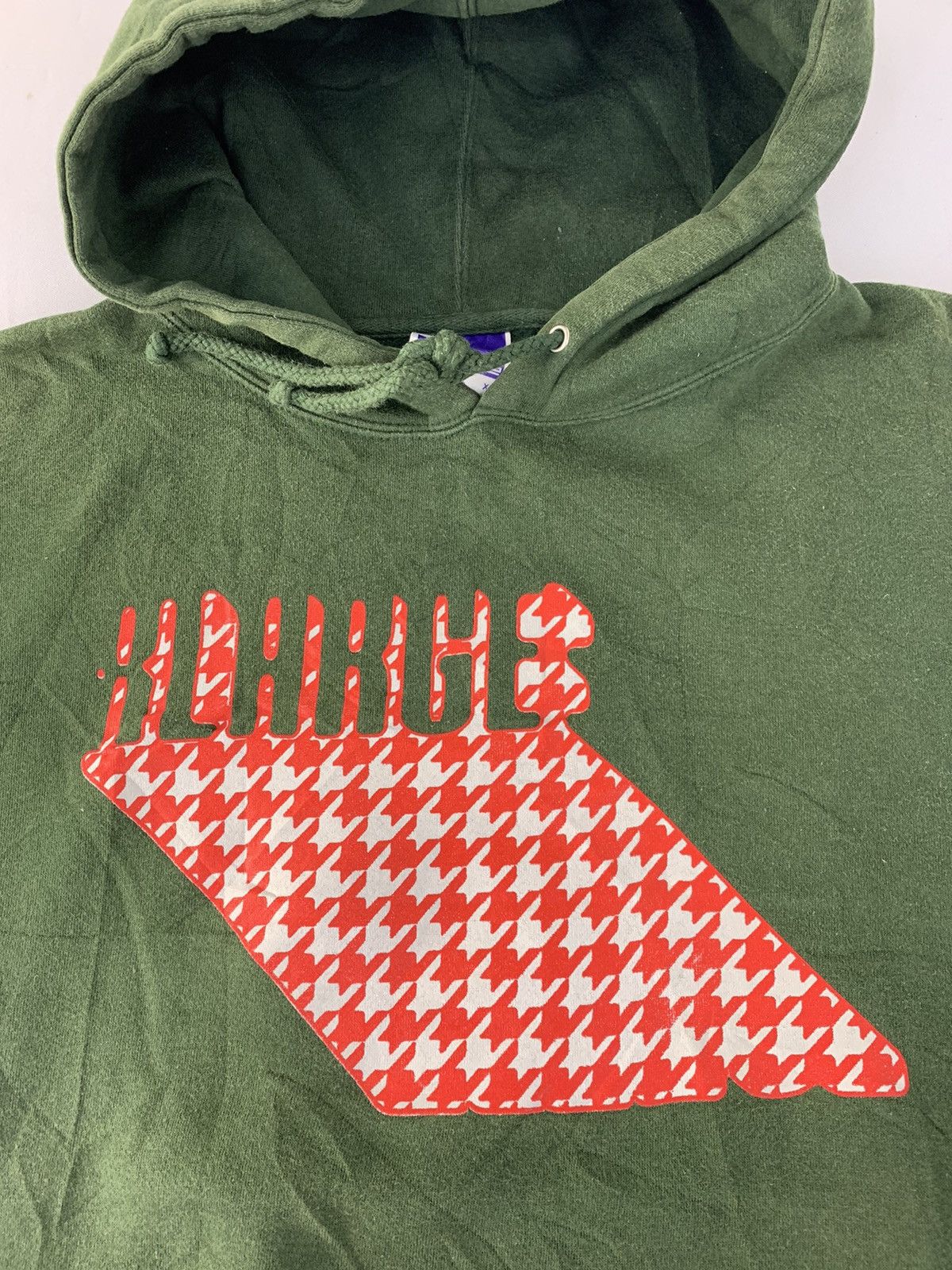 Vintage Hype 90s X-Large Houndstooth Spell Out Hoodie Skate Size US M / EU 48-50 / 2 - 3 Thumbnail
