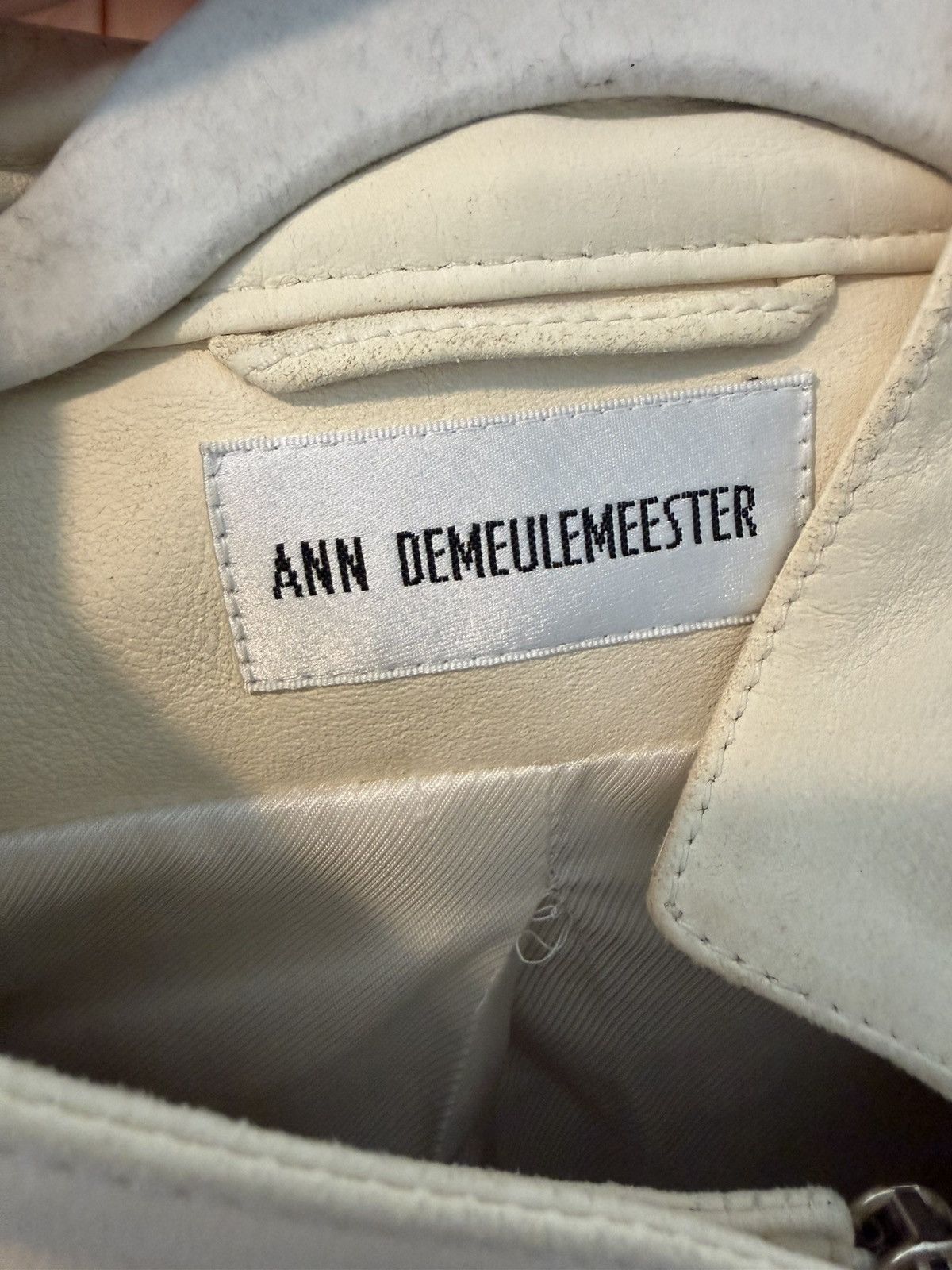 Ann Demeulemeester Ann Demeulemeester leather jacket Size US S / EU 44-46 / 1 - 8 Thumbnail