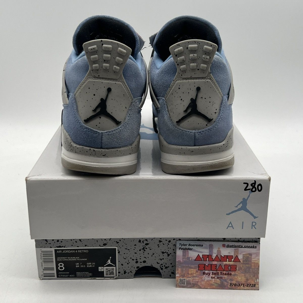 Jordan Brand Air Jordan 4 university blue Size US 8 / EU 41 - 3 Thumbnail