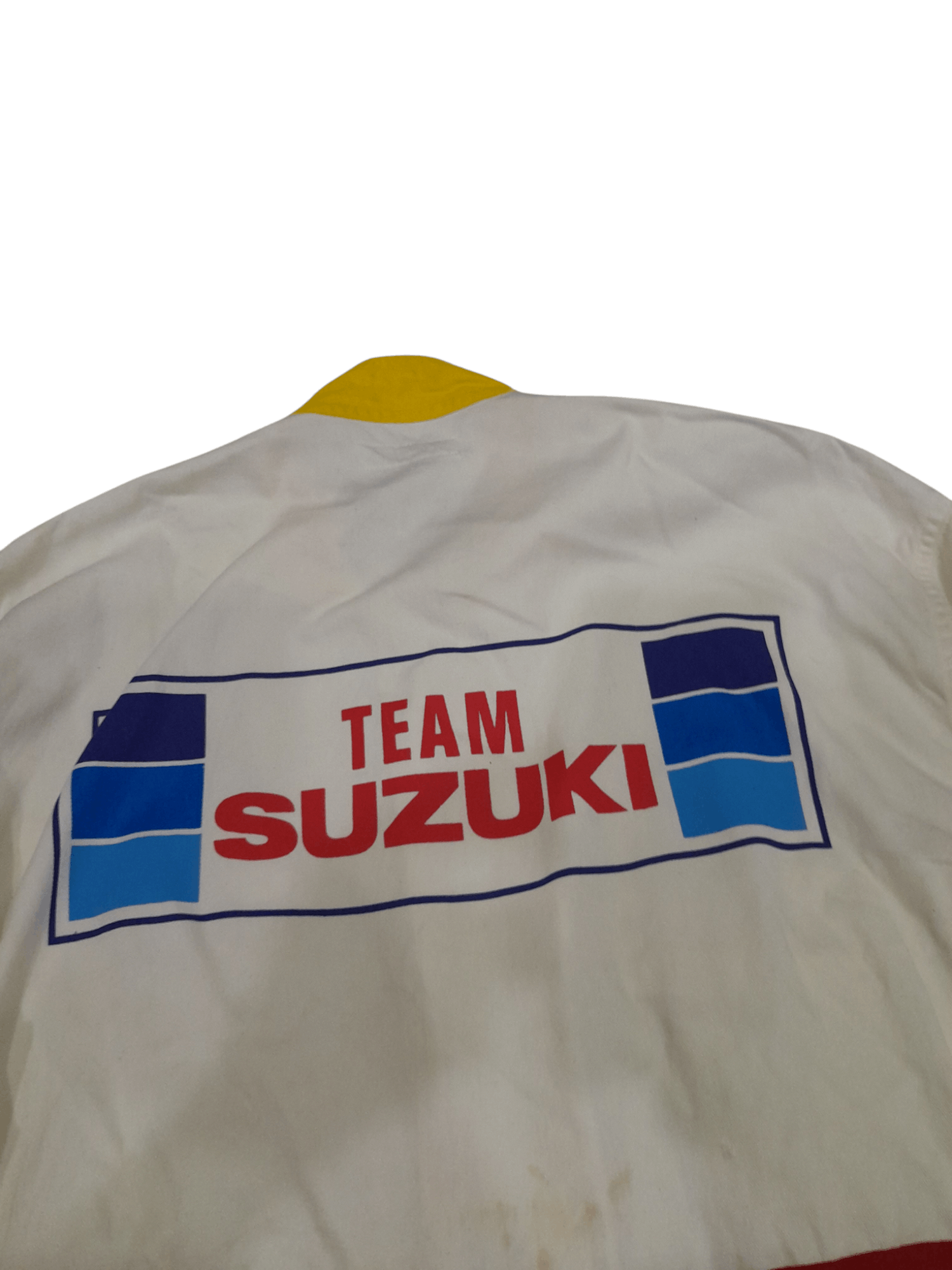 Fox Racing vtg SUZUKI TEAM Coveralls Japan (F498) Size US 33 - 4 Thumbnail