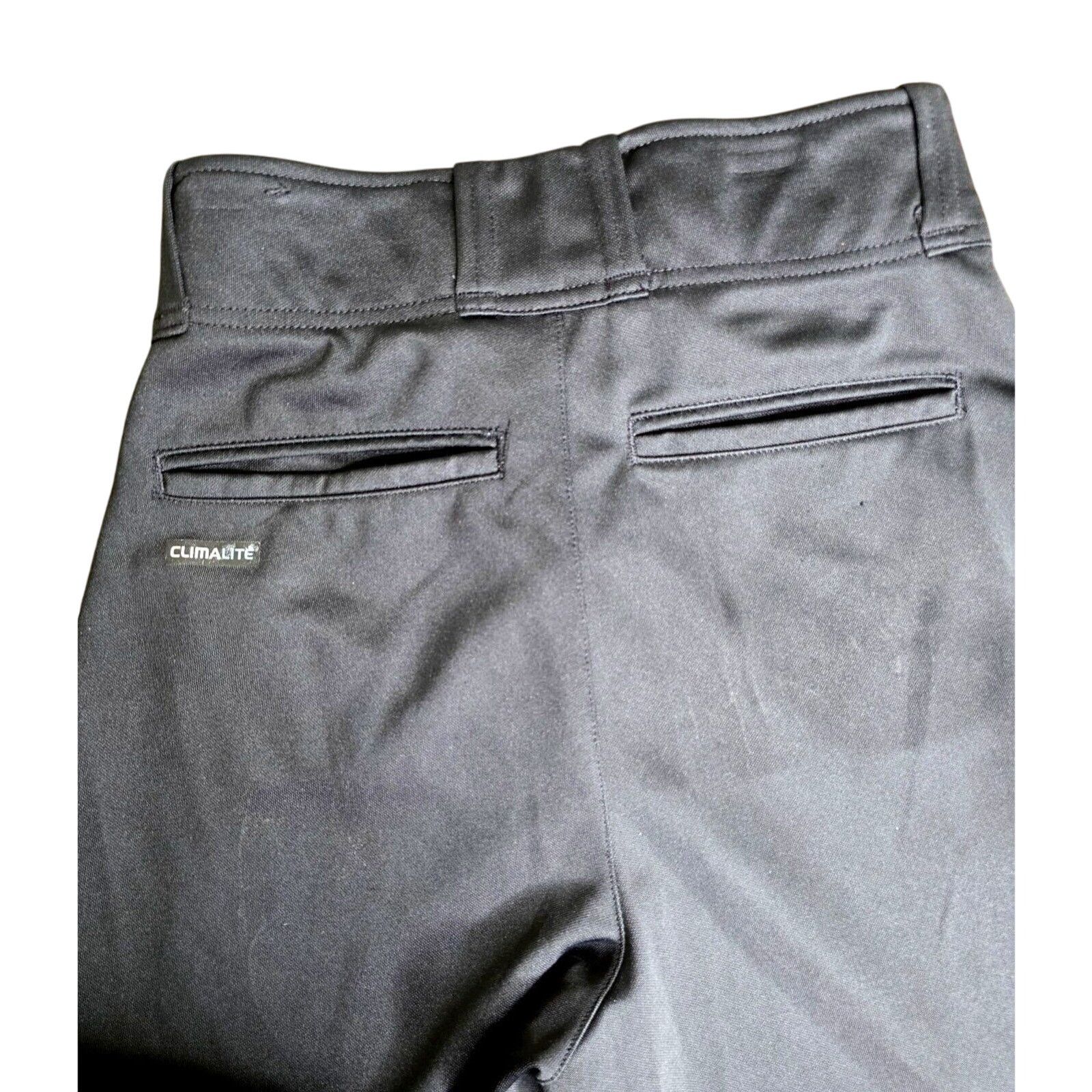 Adidas Adidas Baseball Pants Knickers Climalite Black Men's S Size US 27 - 13 Thumbnail