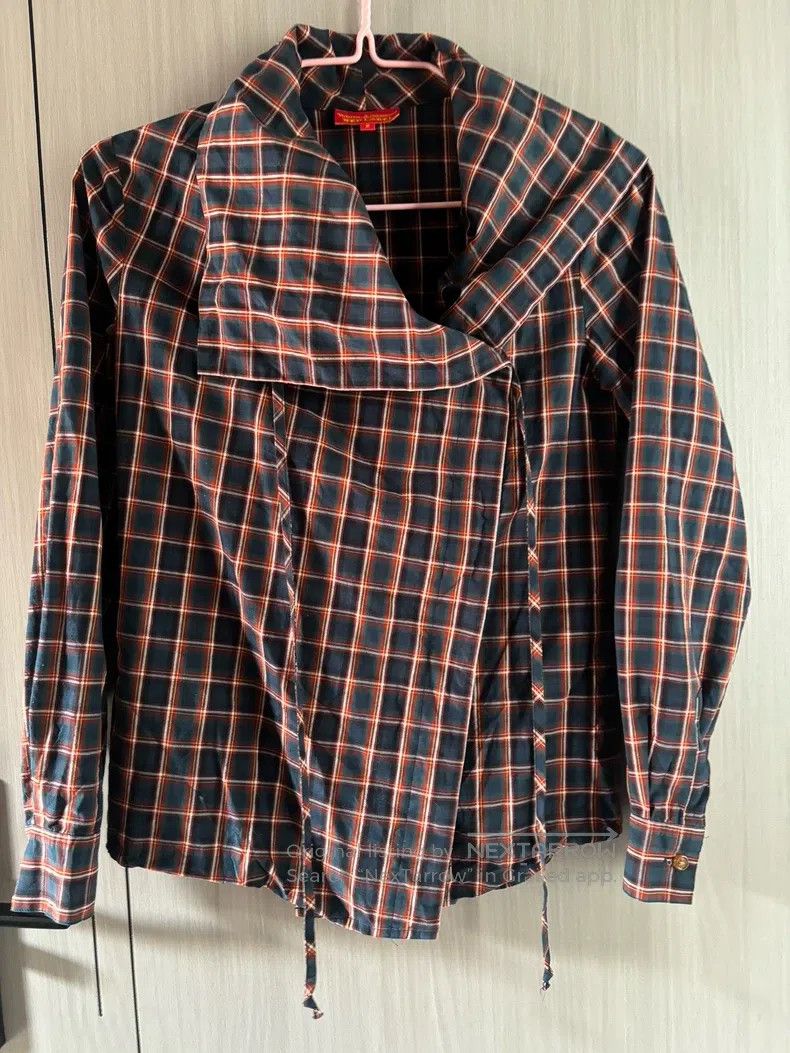 Vivienne Westwood Vivienne Westwood Plaid Collar Slim Fit Shirt Size M / US 6-8 / IT 42-44 - 2 Thumbnail