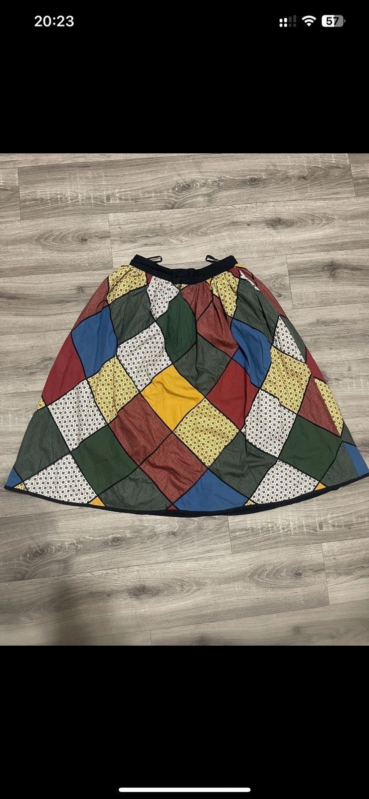 Vintage Souleiado Vintage 70s French Patchwork Maxi Skirt size S Size 24" / US 00 / IT 34 - 2 Thumbnail